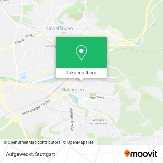 Карта Aufgeweckt