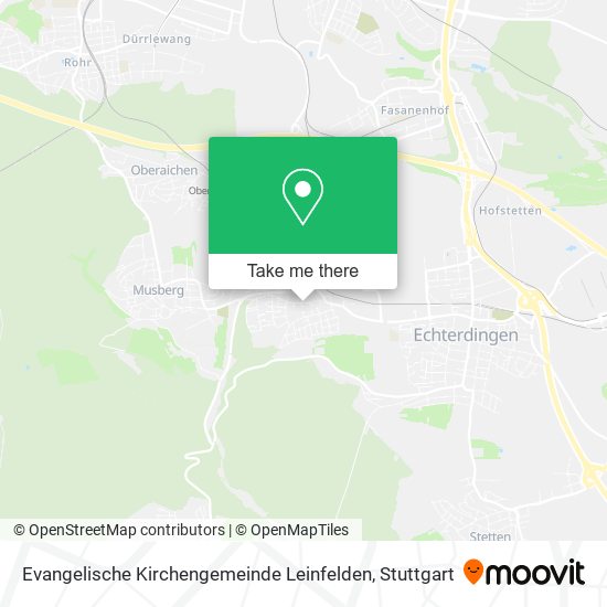 Карта Evangelische Kirchengemeinde Leinfelden