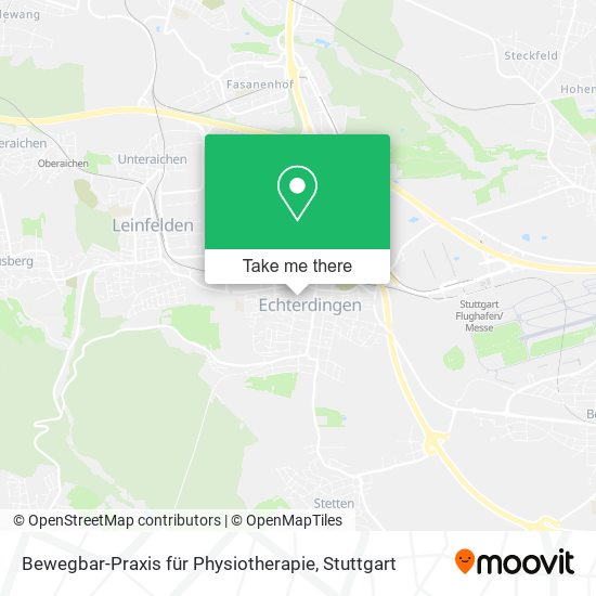 Карта Bewegbar-Praxis für Physiotherapie