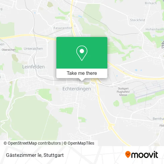 Карта Gästezimmer le