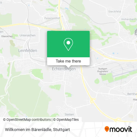 Карта Willkomen im Bärenlädle