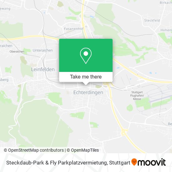 Steckdaub-Park & Fly Parkplatzvermietung map