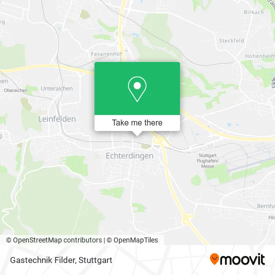 Карта Gastechnik Filder