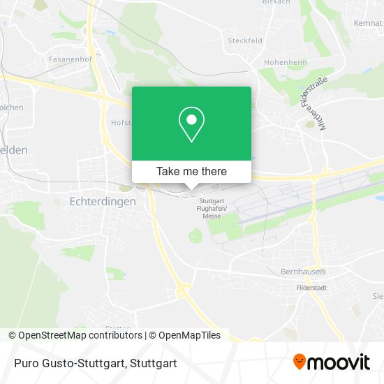 Puro Gusto-Stuttgart map