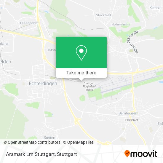 Aramark Lm Stuttgart map