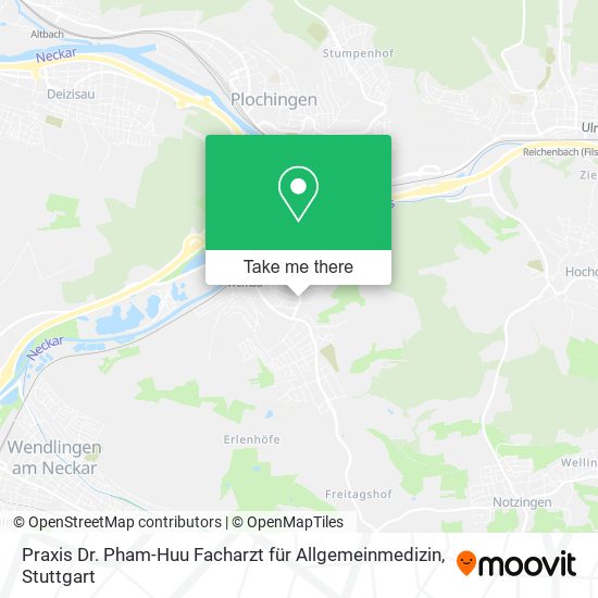 Praxis Dr. Pham-Huu Facharzt für Allgemeinmedizin map