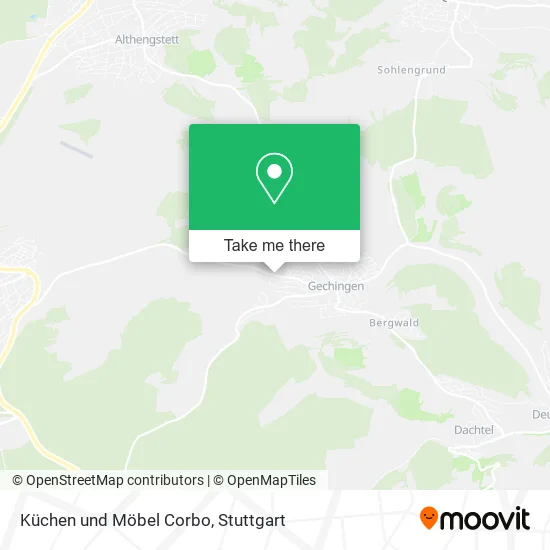 Карта Küchen und Möbel Corbo