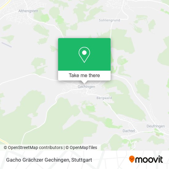 Gacho Grächzer Gechingen map