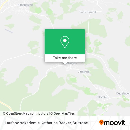 Laufsportakademie Katharina Becker map