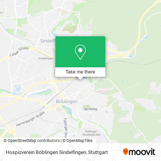 Hospizverein Böblingen Sindelfingen map