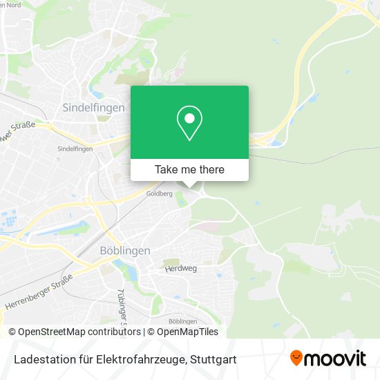 Карта Ladestation für Elektrofahrzeuge