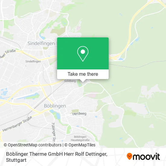 Карта Böblinger Therme GmbH Herr Rolf Dettinger