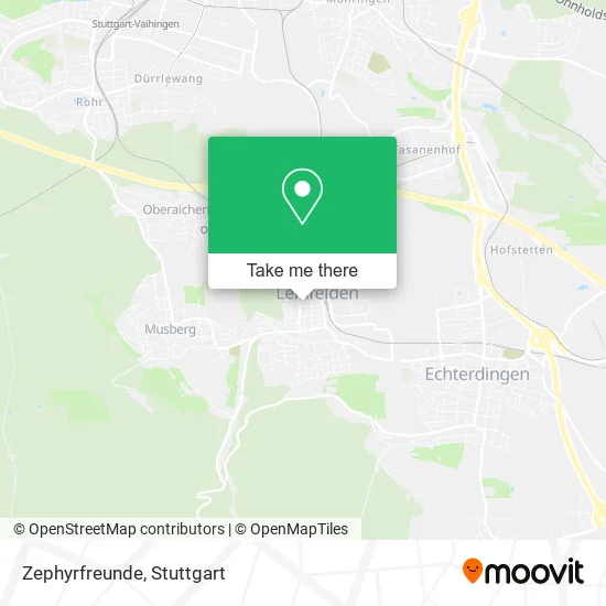 Карта Zephyrfreunde