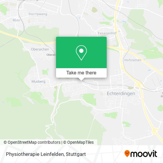 Physiotherapie Leinfelden map