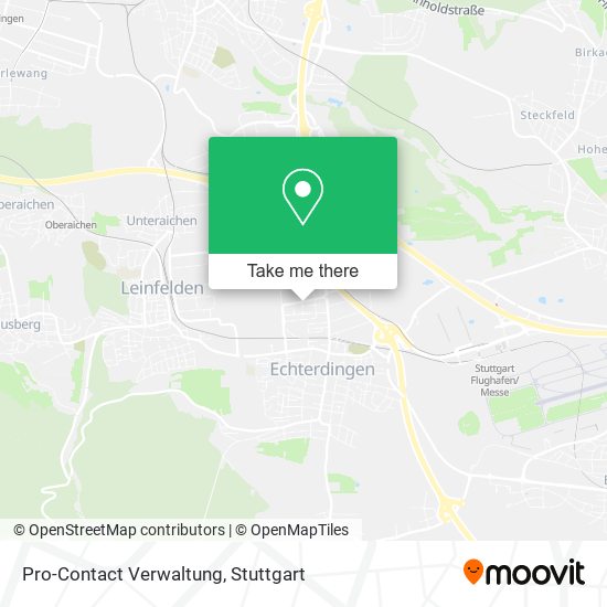 Pro-Contact Verwaltung map