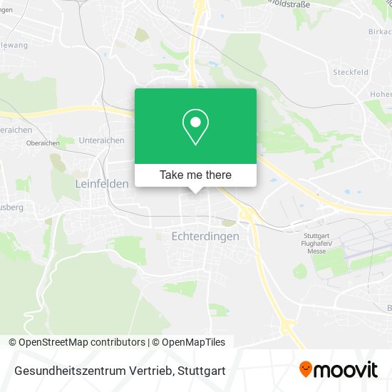 Gesundheitszentrum Vertrieb map