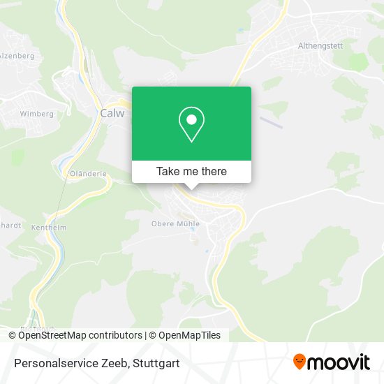 Personalservice Zeeb map
