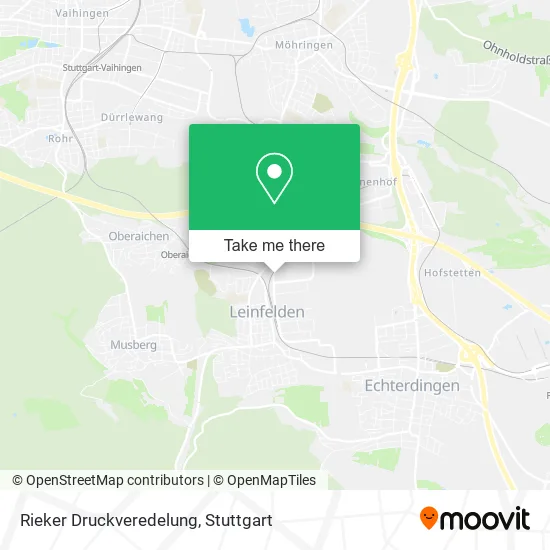 Карта Rieker Druckveredelung