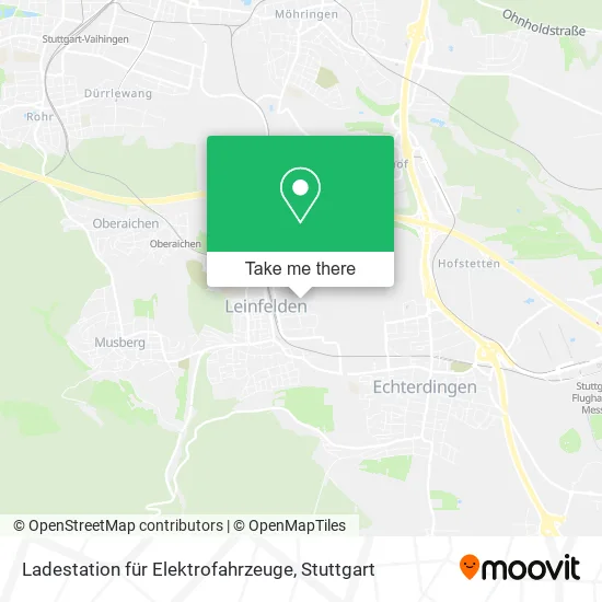 Карта Ladestation für Elektrofahrzeuge