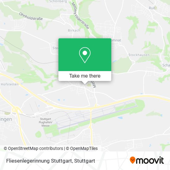 Карта Fliesenlegerinnung Stuttgart
