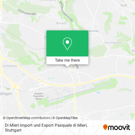 Карта Di Mieri Import und Export Pasquale di Mieri