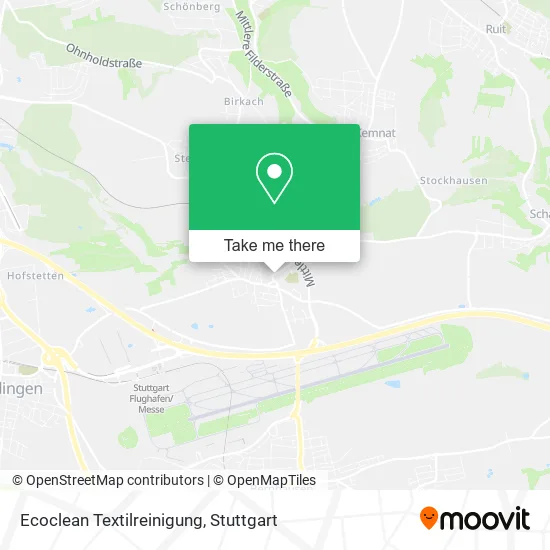 Карта Ecoclean Textilreinigung