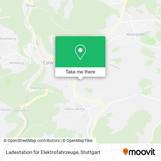 Ladestation für Elektrofahrzeuge map