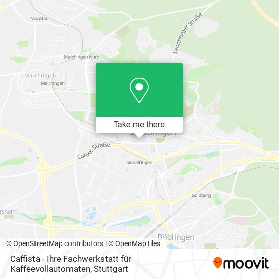 Карта Caffista - Ihre Fachwerkstatt für Kaffeevollautomaten