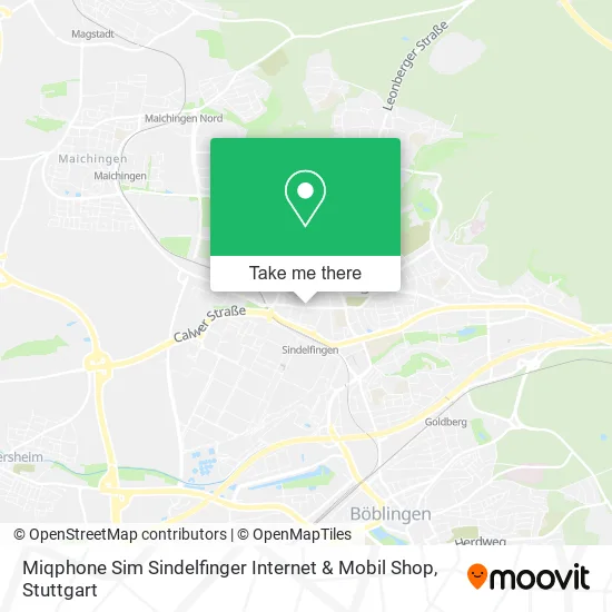 Карта Miqphone Sim Sindelfinger Internet & Mobil Shop