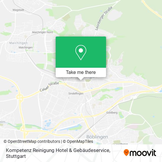 Карта Kompetenz Reinigung Hotel & Gebäudeservice