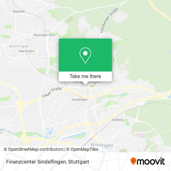 Карта Finanzcenter Sindelfingen