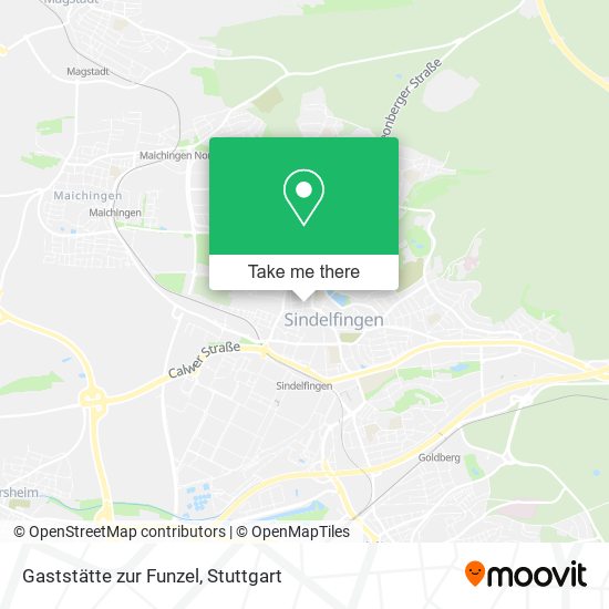 Gaststätte zur Funzel map