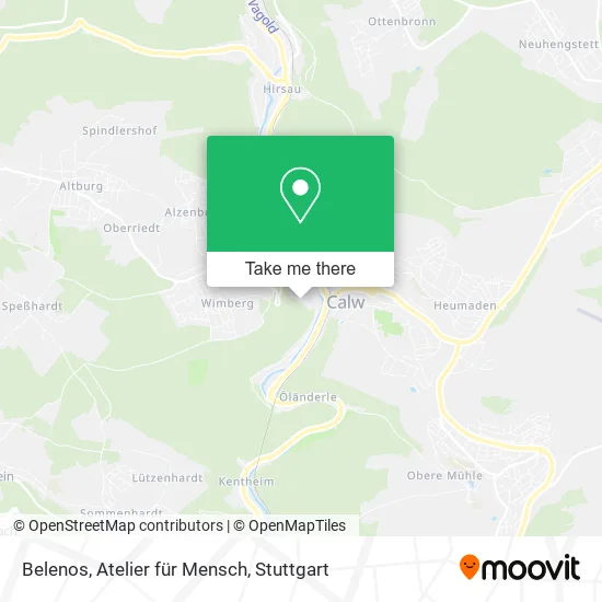 Карта Belenos, Atelier für Mensch