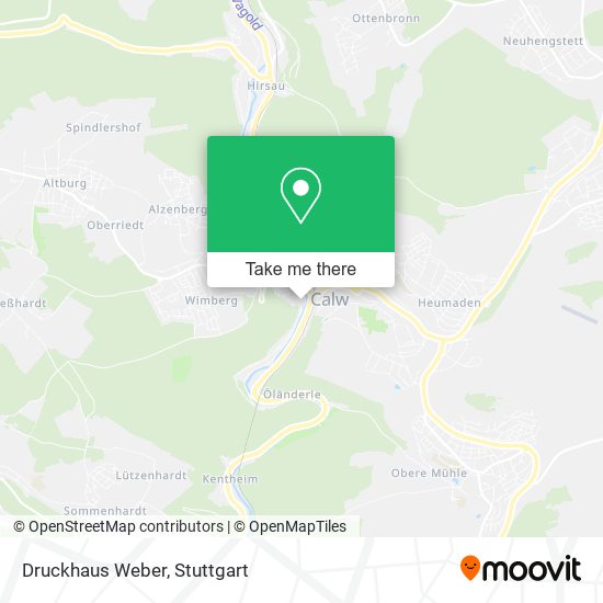 Druckhaus Weber map