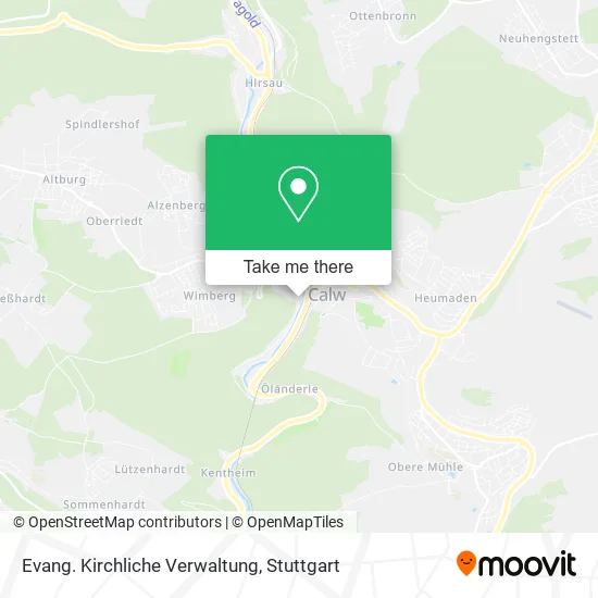 Карта Evang. Kirchliche Verwaltung