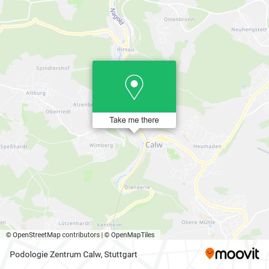 Карта Podologie Zentrum Calw