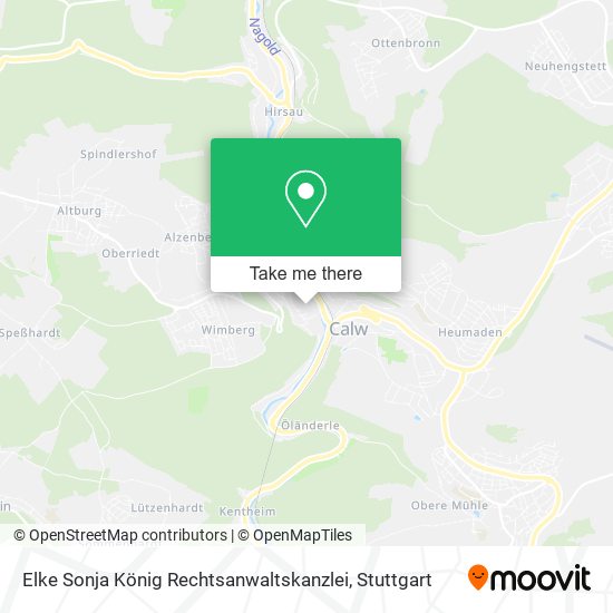 Elke Sonja König Rechtsanwaltskanzlei map