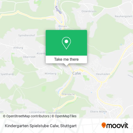 Карта Kindergarten Spielstube Calw