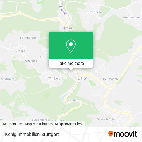 König Immobilien map