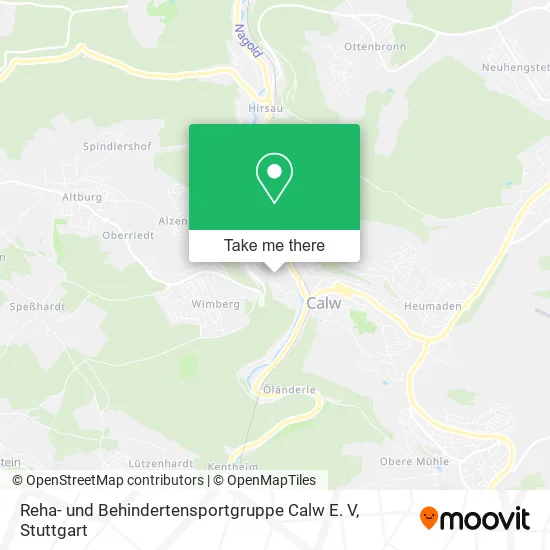Карта Reha- und Behindertensportgruppe Calw E. V