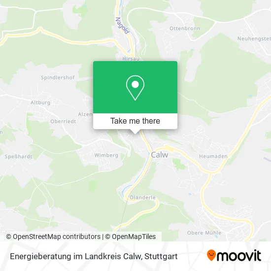 Карта Energieberatung im Landkreis Calw
