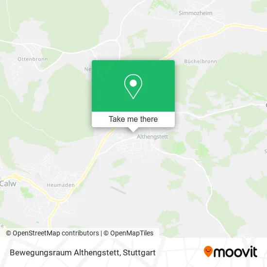 Карта Bewegungsraum Althengstett