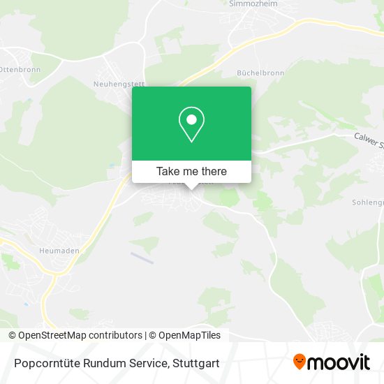 Popcorntüte Rundum Service map