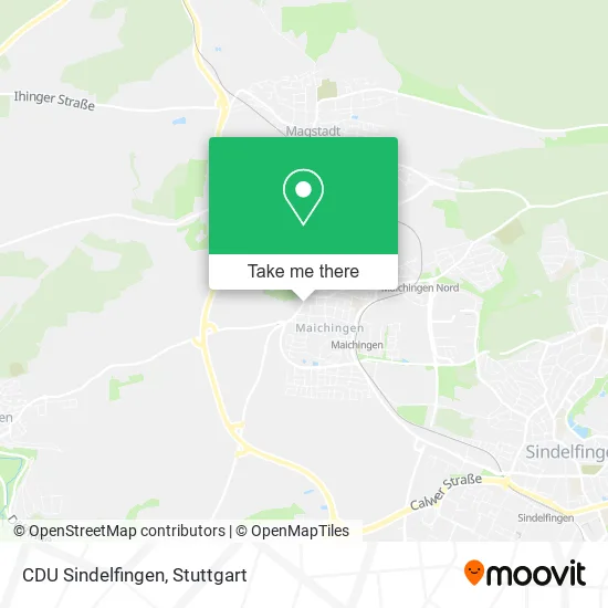 Карта CDU Sindelfingen