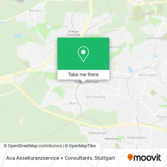 Карта Aca Assekuranzservice + Consultants