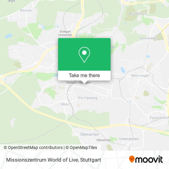 Missionszentrum World of Live map