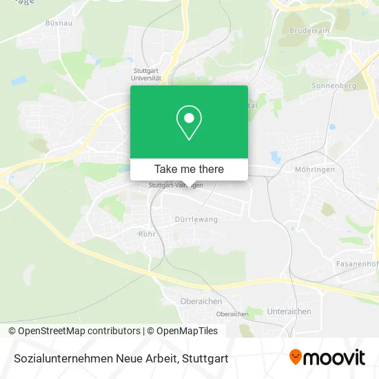Карта Sozialunternehmen Neue Arbeit