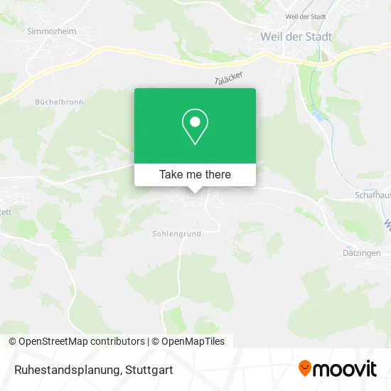Карта Ruhestandsplanung