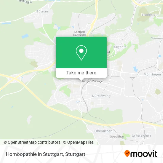 Карта Homöopathie in Stuttgart