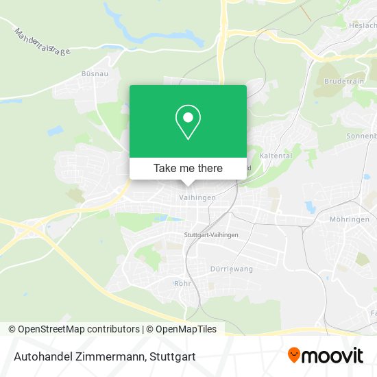 Autohandel Zimmermann map